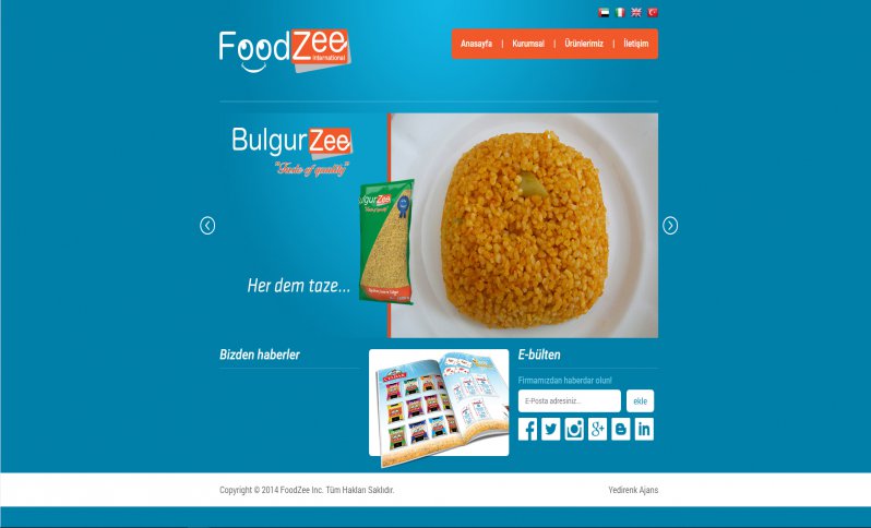 foodzee.net Web Site Tasarımı